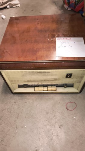Radio epoca con giradischi - d'epoca,