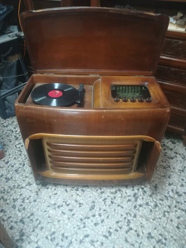 Radio giradischi magnadyne con - giradischi,